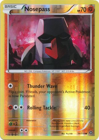 Nosepass 54/114 - Reverse Holo-Kantocards