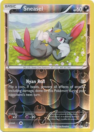 Sneasel 60/114 - Reverse Holo-Kantocards