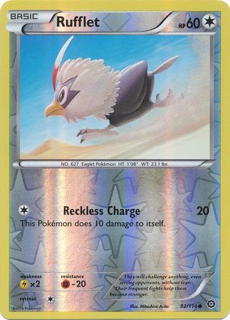 Rufflet 92/114 - Reverse Holo-Kantocards