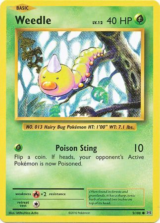 Weedle 5/108-Kantocards