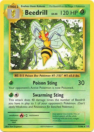 Beedrill 7/108-Kantocards
