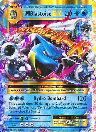 Mega Blastoise EX 22/108-Kantocards