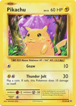 Pikachu 35/108-Kantocards