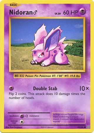Nidoran (m) 43/108-Kantocards