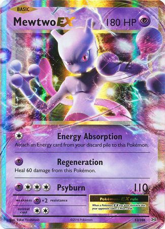 Mewtwo EX 52/108-Kantocards