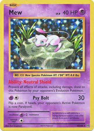Mew 53/108-Kantocards