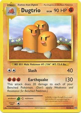 Dugtrio 56/108-Kantocards