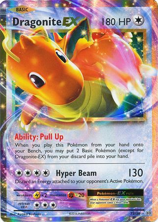 Dragonite EX 72/108-Kantocards