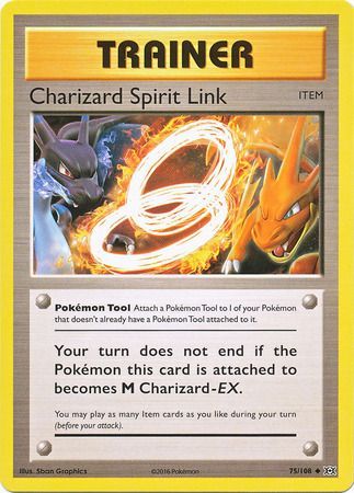 Charizard Spirit Link 75/108-Kantocards
