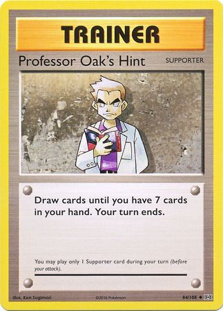 Professor Oak's Hint 84/108-Kantocards