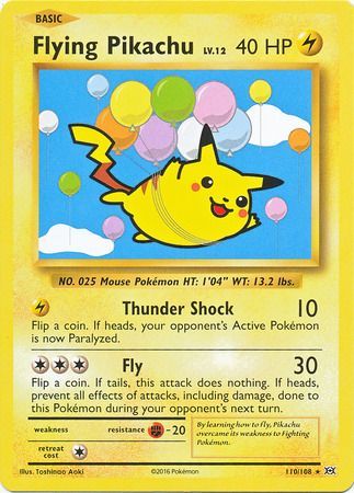 Flying Pikachu 110/108-Kantocards