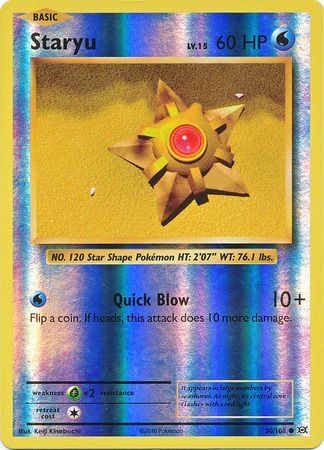 Staryu 30/108 - Reverse Holo-Kantocards