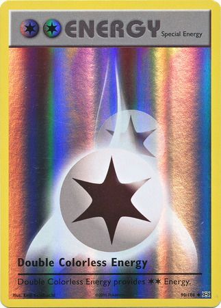 Double Colorless Energy 90/108 - Reverse Holo-Kantocards