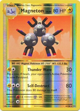 Magneton 38/108 - Reverse Holo-Kantocards