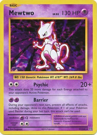 Mewtwo 51/108-Kantocards
