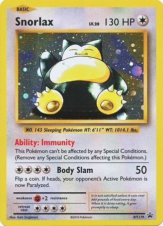Snorlax XY179-Kantocards