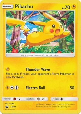 Pikachu SM04-Kantocards