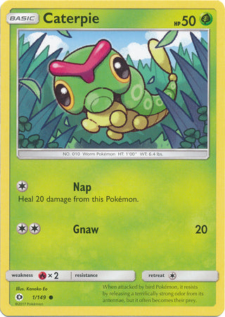 Caterpie 1/149-Kantocards