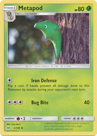 Metapod 2/149-Kantocards