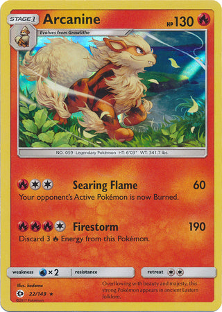 Arcanine 22/149-Kantocards