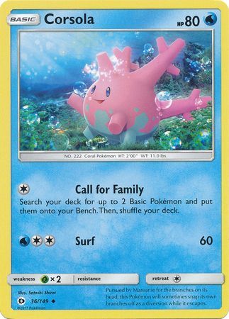 Corsola 36/149-Kantocards
