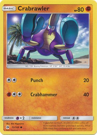 Crabrawler 72/149-Kantocards