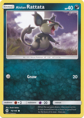 Alolan Rattata 76/149-Kantocards