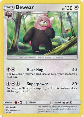 Bewear 112/149-Kantocards