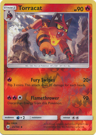 Torracat 25/149 - Reverse Holo-Kantocards