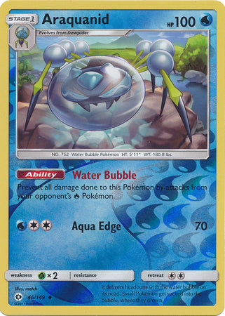 Araquanid 46/149 - Reverse Holo-Kantocards