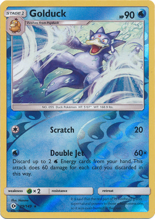 Golduck 29/149 - Reverse Holo-Kantocards