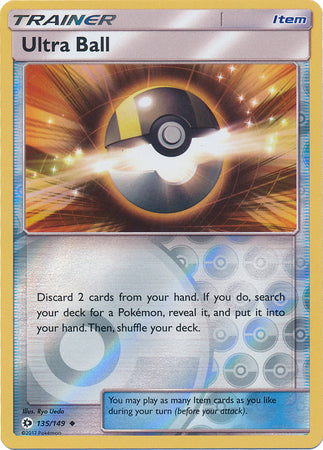 Ultra Ball 135/149 - Reverse Holo-Kantocards