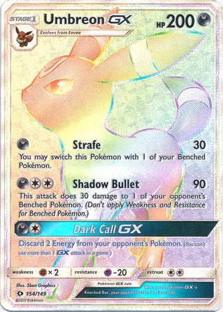 Umbreon GX 154/149-Kantocards
