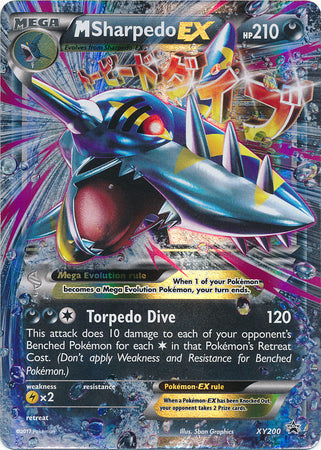 Mega Sharpedo EX XY200-Kantocards