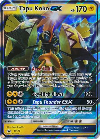 Tapu Koko GX SM33-Kantocards