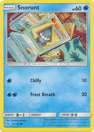 Snorunt 31/145-Kantocards