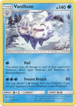 Vanilluxe 35/145-Kantocards