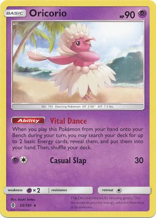 Oricorio 55/145-Kantocards