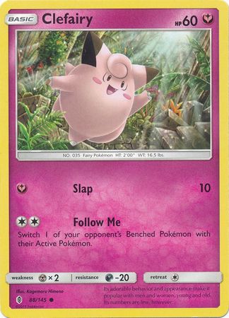 Clefairy 88/145-Kantocards