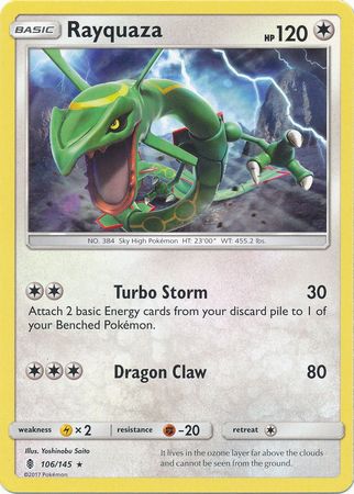 Rayquaza 106/145-Kantocards