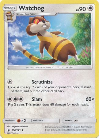 Watchog 108/145-Kantocards