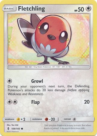 Fletchling 109/145-Kantocards