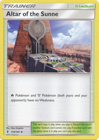 Altar of the Sunne 118/145-Kantocards