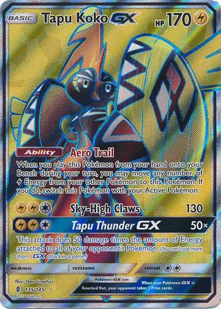 Tapu Koko GX 135/145-Kantocards