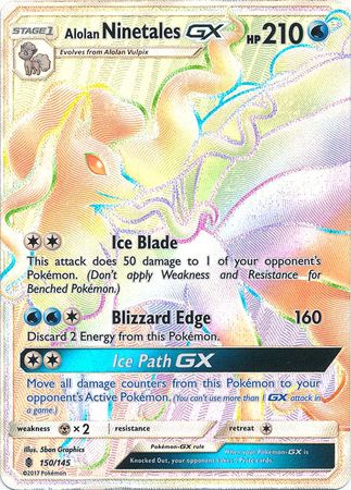 Alolan Ninetales GX 150/145-Kantocards