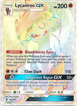 Lycanroc GX 156/145-Kantocards