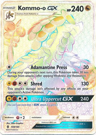 Kommo-o GX 159/145-Kantocards