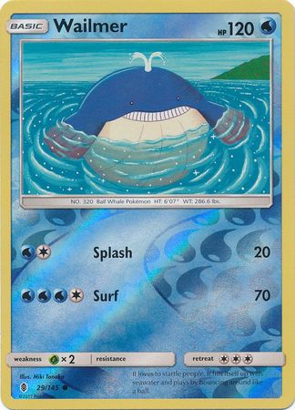 Wailmer 29/145 - Reverse Holo-Kantocards