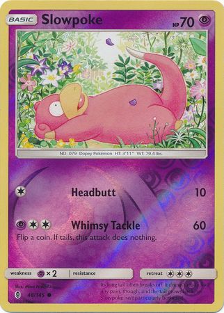 Slowpoke 48/145 - Reverse Holo-Kantocards