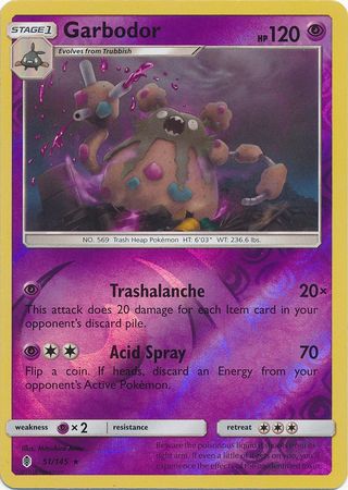 Garbodor 51/145 - Reverse Holo-Kantocards